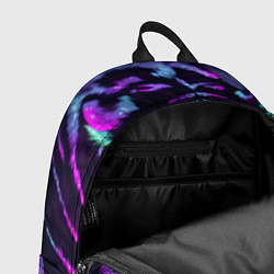 Рюкзак Неоновый тигр, цвет: 3D-принт — фото 2