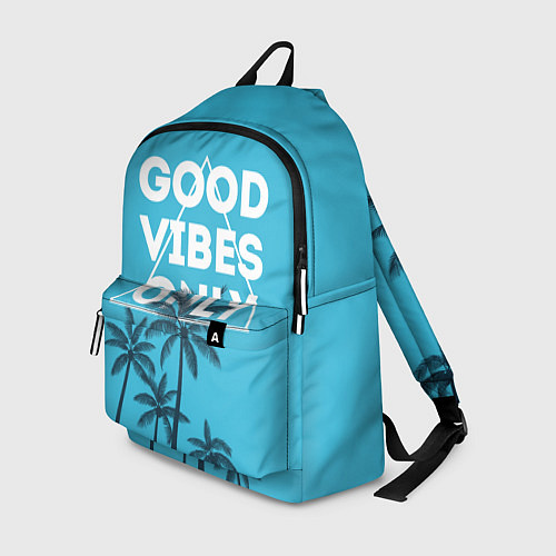 Рюкзак Good vibes only / 3D-принт – фото 1