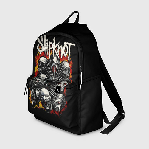 Рюкзак Slipknot: Faces / 3D-принт – фото 1