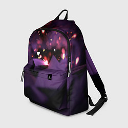 Рюкзак Фиолетовая абстракция с блестками