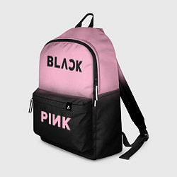 Рюкзак Blackpink - розово-черный, цвет: 3D-принт