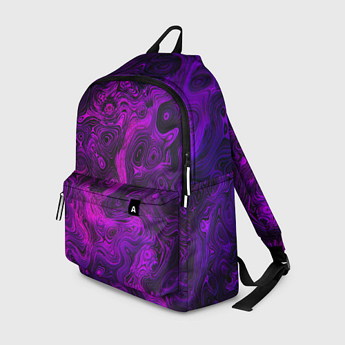 Рюкзак Abstract purple / 3D-принт – фото 1