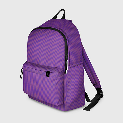 Рюкзак Фиолетовая волна / 3D-принт – фото 1