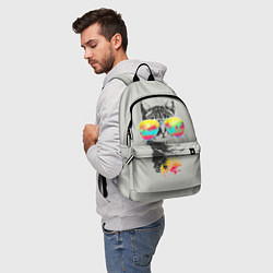 Рюкзак Котик В Очках, цвет: 3D-принт — фото 2