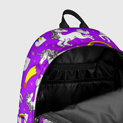 Рюкзак Единороги паттерн, цвет: 3D-принт — фото 2