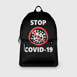 Рюкзак STOP COVID-19, цвет: 3D-принт — фото 2