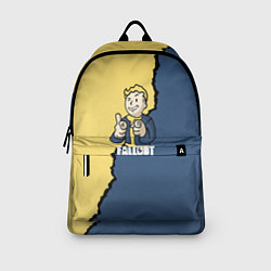 Рюкзак Fallout logo boy, цвет: 3D-принт — фото 2