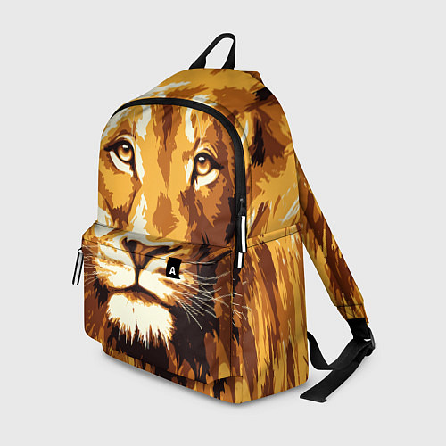 Рюкзак Взгляд льва / 3D-принт – фото 1