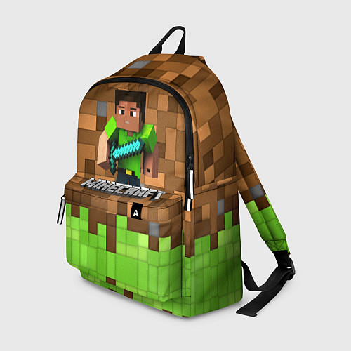 Рюкзак Minecraft logo heroes / 3D-принт – фото 1