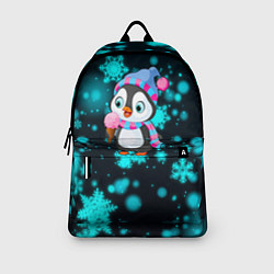 Рюкзак Новогодний пингвин, цвет: 3D-принт — фото 2