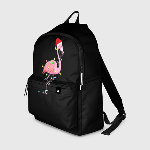 Рюкзак Новогодний Фламинго / 3D-принт – фото 1