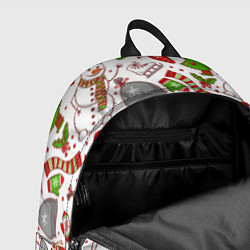 Рюкзак Новогодний фон, цвет: 3D-принт — фото 2