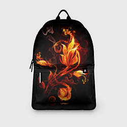 Рюкзак Огненный цветок, цвет: 3D-принт — фото 2
