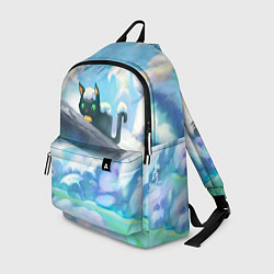Рюкзак Снежный котенок, цвет: 3D-принт