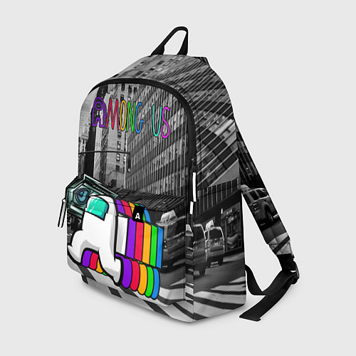 Рюкзак Among Us по улицам Нью-Йорка / 3D-принт – фото 1