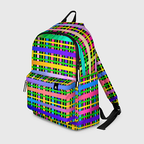 Рюкзак Цветной беспредел / 3D-принт – фото 1