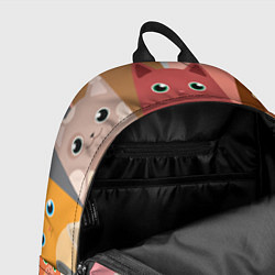 Рюкзак Котики мультяшные, цвет: 3D-принт — фото 2