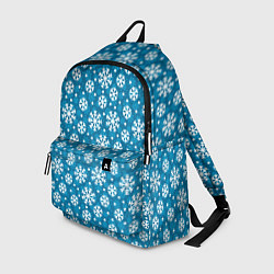 Рюкзак Снежинки, цвет: 3D-принт