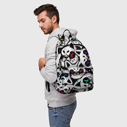 Рюкзак Злые панды, цвет: 3D-принт — фото 2