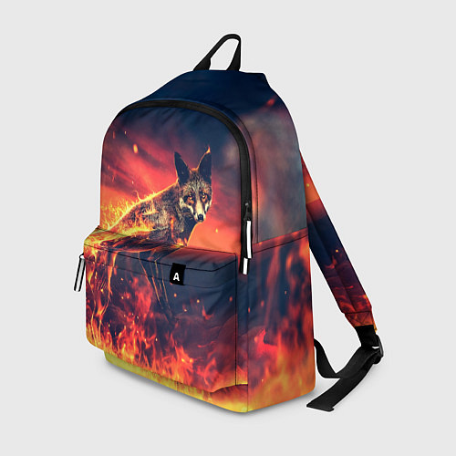 Рюкзак Огненная лиса / 3D-принт – фото 1