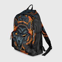 Рюкзак Волк и дракон, цвет: 3D-принт