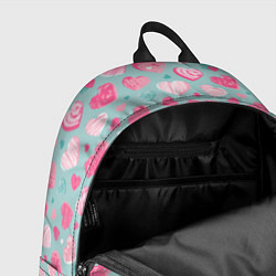 Рюкзак Сердечки в разных стилях, цвет: 3D-принт — фото 2