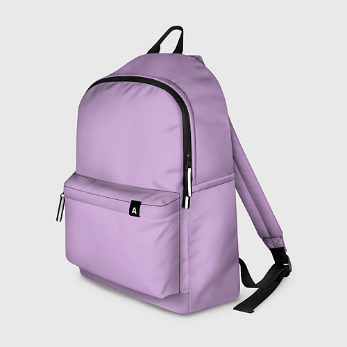 Рюкзак Глициниевый цвет без рисунка / 3D-принт – фото 1