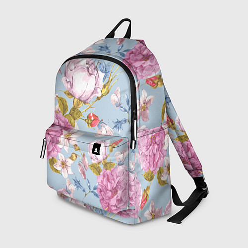 Рюкзак Цветы / 3D-принт – фото 1