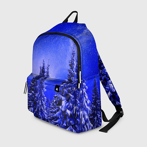 Рюкзак Зимний лес / 3D-принт – фото 1