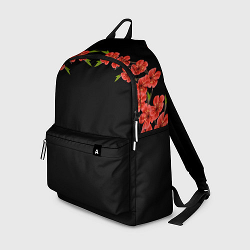 Рюкзак Цветы / 3D-принт – фото 1