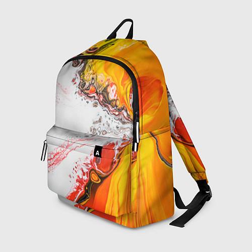 Рюкзак Рисунок желтой краской / 3D-принт – фото 1