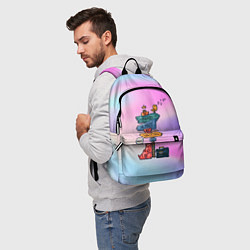 Рюкзак Кот путешественник, цвет: 3D-принт — фото 2