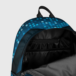 Рюкзак 3D luxury blue abstract, цвет: 3D-принт — фото 2