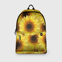 Рюкзак Подсолнухи в поле, цвет: 3D-принт — фото 2