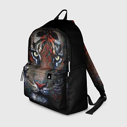 Рюкзак Цветной тигр, цвет: 3D-принт