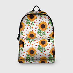 Рюкзак Оранжевые летние подсолнухи, цвет: 3D-принт — фото 2