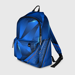 Рюкзак 3D абстрактные фигуры BLUE, цвет: 3D-принт