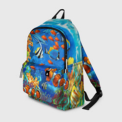Рюкзак Коралловые рыбки, цвет: 3D-принт