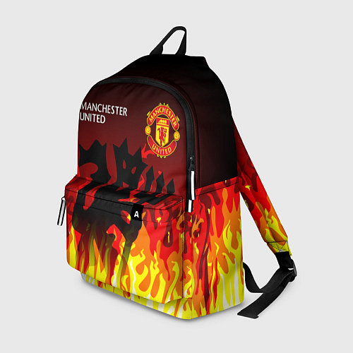 Рюкзак MANCHESTER UNITED ДЬЯВОЛ / 3D-принт – фото 1
