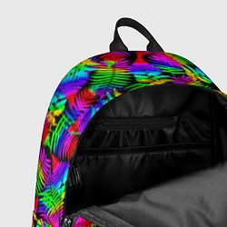 Рюкзак Неоновый папоротник, цвет: 3D-принт — фото 2