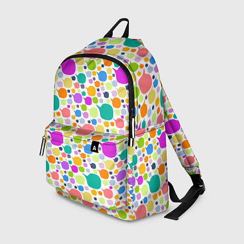 Рюкзак Разноцветные пятна / 3D-принт – фото 1