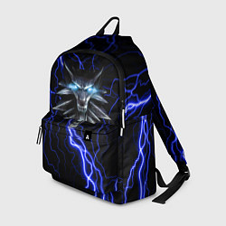 Рюкзак THE WITCHER МОЛНИЯ BLUE, цвет: 3D-принт