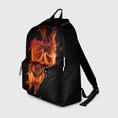Рюкзак Metallica Flame / 3D-принт – фото 1