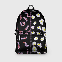 Рюкзак Яичница с беконом, цвет: 3D-принт — фото 2