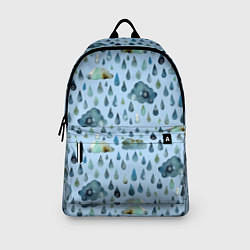 Рюкзак Дождливая осень Тучки и дождь, цвет: 3D-принт — фото 2