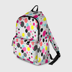Рюкзак Горох разноцветный, цвет: 3D-принт