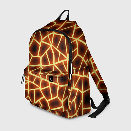 Рюкзак Огненная геометрия / 3D-принт – фото 1