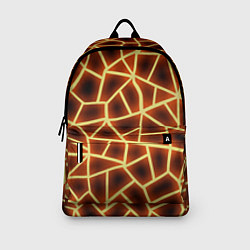 Рюкзак Огненная геометрия, цвет: 3D-принт — фото 2