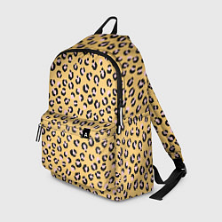 Рюкзак Желтый леопардовый принт, цвет: 3D-принт