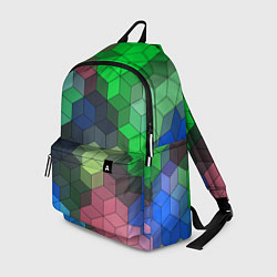 Рюкзак Разноцветный геометрический уз, цвет: 3D-принт